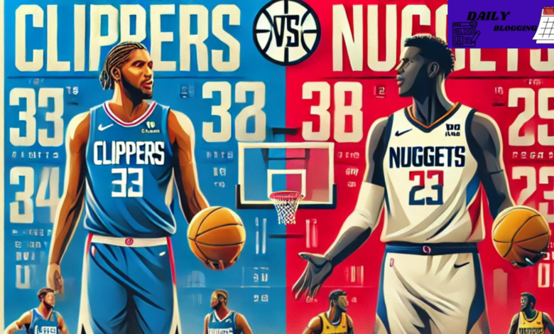 denver nuggets vs la clippers match player stats