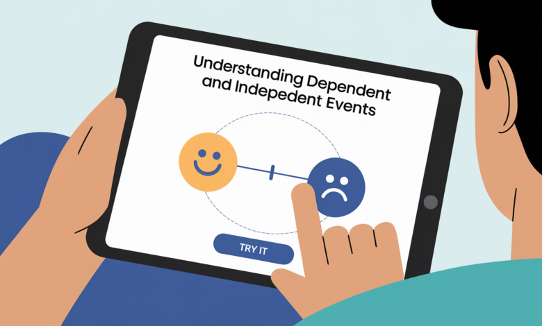 Dependent and Independent Events in the Edia App