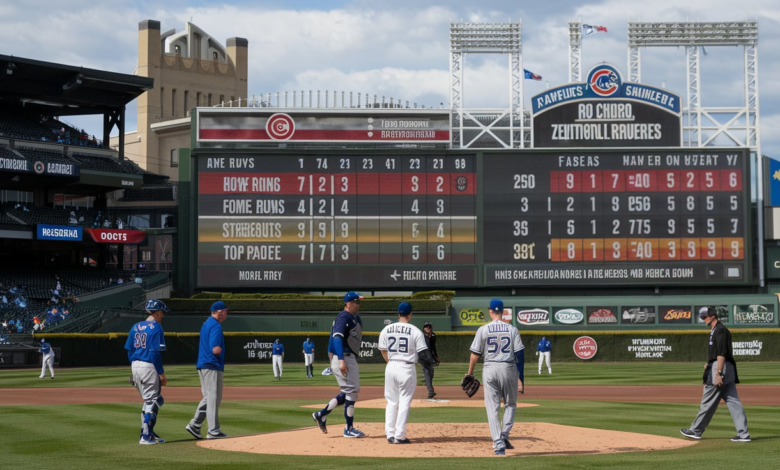 Chicago Cubs vs White Sox Match Player Stats