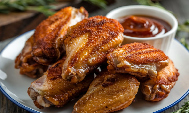 Frozen Chicken Wings in Air Fryer