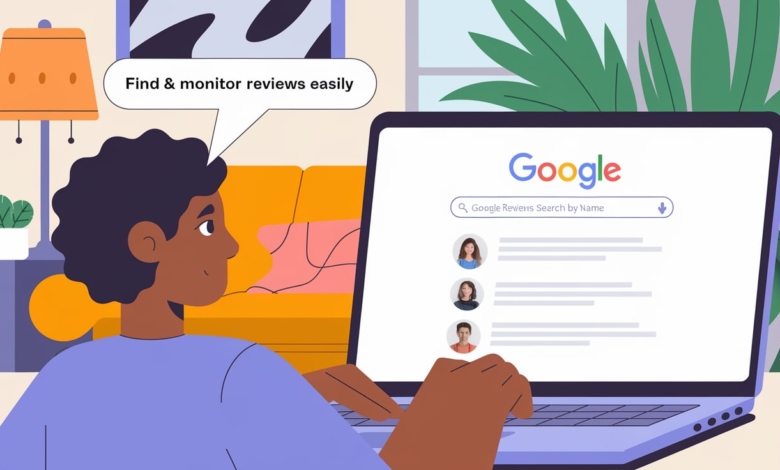 Google Reviews Search by Name